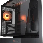 Cougar CFV235 ES ATX Computer Gaming PC Case Black Pre-Installed 120mm ARGB PWM Fan Dual Magnetic Dust Filters Support (New)
