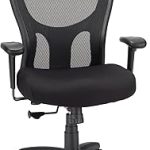 Tempur-Pedic TP9000C Mesh Swivel Task Chair with Cooling Gel Layer Black Lumbar Support Height-Adjustable Arms Synchr (New)