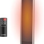 Lasko 29" Ceramic Tower Space Heater with Remote Control Black 5586 1500W Widespread Oscillation 2 Heat Settings (New)