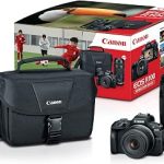 Canon EOS R100 Double Zoom Lens Kit Black Optical Image Stabilization provides up to 4 stops of correction Dual Pixel (New)