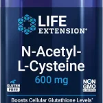 Life Extension N-Acetyl-L-Cysteine NAC 600 mg 60 Capsules Supports Immune Response Respiratory Health &amp Liver Healt (New)