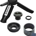 Arducam 180 Degree Fisheye M12 Lens Bundle for Raspberry Pi HQ Camera Wide Angle Lens with Portable Tripod Stand and 2ft/ (New)
