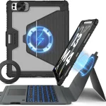 Nillkin for iPad Pro 13 inch Keyboard M52025M4 2024 iPad Pro M5 Magnetic Case Detachable Backlit Keyboard Stand wi (New)