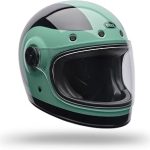 BELL Bullitt GT Frame Retro Motorcycle Helmet Hunter Green Large Retro full face motorcycle helmet closable venting (New)
