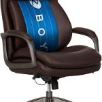 La-Z-Boy Nova Executive Office Chair-Ergonomic High Back Leather Desk Chair with AIR Lumbar Support Comfortable Comput (New)