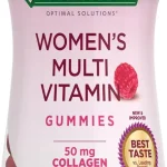 Nature's Bounty Optimal Solutions Women's Multivitamin Raspberry 80 Count Immune and Cellular Energy Support Bone Hea (New)
