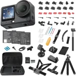 DJI Osmo Action 6 8K Waterproof Action Camera Bundle 1/11&quot Square Sensor 50GB Built-In Storage Original Essential Com (New)