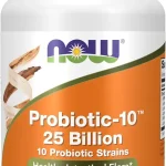 NOW Supplements Probiotic-10â„¢ 25 Billion with 10 Strains 30 Veg Caps (New)