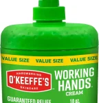 OKeeffes Working Hands Cream Pumpable Jar 10oz Extreme Dryness Repairs Cracked Dry Hands Unscented Hypoallergenic (New)