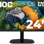 AOC 24 Inch Computer Monitor FHD 120Hz Fast IPS HDR 24B35H3 1920Ã—1080 LED Monitor 1ms MPRT Adaptive Sync HDMI 14 V (New)