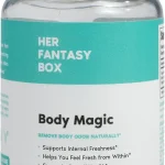 Her Fantasy Box Body Magic Chlorophyll Capsules   Vegan Detox &amp Digestion Support Gut &amp Skin Health Natural Energy B (New)