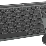 Logitech MK955 Signature Slim Wireless Keyboard Mouse Combo For larger hands quiet typing and clicking switch across t (New)