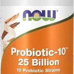 NOW Supplements Probiotic-10â„¢ 25 Billion with 10 Strains 100 Veg Caps (New)