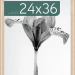 MCS Studio Gallery Classic Poster Frame 24x36 Natural Woodgrain Studio Gallery Classic Poster Frame For Photos &amp Art P (New)
