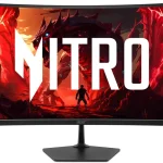 Acer Nitro 34in WQHD 3440x1440 Curved 200Hz Gaming Monitor EDA340CUR X0biip 05ms AMD FreeSync Premium sRGB 99% 2xHDM (New)