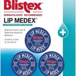 Blistex Lip Medex Medicated Lip Balm 24 Hr Moisture 025 oz 3 Count Immediate cooling for dry chapped lips soothes a (New)