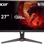 Acer Nitro 27in QHD 2560x1440 IPS 300Hz Gaming Monitor XV272U F3bmiiprx 05ms AMD FreeSync Premium sRGB 99% 2xHDMI 2 (New)