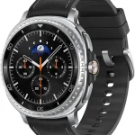 Samsung Galaxy Watch 8 Classic 46mm Bluetooth Smartwatch Cushion Design Rotating Bezel Quick Button Sleep Coaching Ru (New)