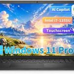 Dell 15 Laptop DC15250 Touchscreen Intel i7-1355U 16GB DDR5 RAM 512GB SSD 10 cores up to 5.00 GHz FHD Display for Busi (New)