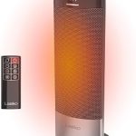 Lasko 18" Ellipse Ceramic Tower Space Heater Remote Black CT18950 1500W Widespread Oscillation 3 Heat Modes 2 F (New)