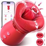 Toys for Women Sovokn 5IN1 Mouth Sucking Rose Toy 10 Tongue Licking 3 Auto 1 Manual (New)
