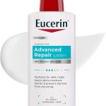 Eucerin Advanced Repair Lotion Urea Enriched 169 FL OZ Unscented Body Lotion for Dry Skin with Urea Ceramide and NM (New)