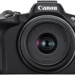Canon EOS R50 Mirrorless Camera RF-S18-45mm F4.5-6.3 is STM Lens Kit 24.2 Megapixel CMOS APS-C Sensor 4K Video Vlogg (New)