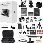 DJI Osmo Action 4 Waterproof Action Camera Bundle 1/13&quot Sensor 4K/120fps Video Stunning Low-Light Imaging Original S (New)