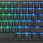 Ducky Zero 6108 Classic Black Hotswap Bluetooth RGB Mechanical Keyboard - Cherry MX2A Red (New)