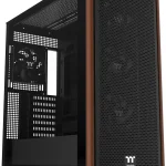 Thermaltake S370 WS Mid Tower Wood Front Trim 4x120mm Fans Included 410mm GPU Clearanceup to E-ATX Hidden Connector (New)