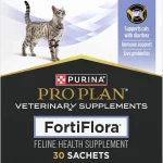 Pro Plan Veterinary Diets FortiFlora Daily Probiotic Powder Supplement for Cats with Digestive Support and Immune System (New)