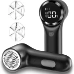 Buywoo Fabric Shaver Electric Lint Remover Rechargeable Lint Shaver Household Essentials for Clothes Upholstery Furni (New)