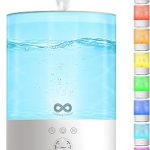 Everlasting Comfort 2.5L Ultrasonic Humidifier for Bedroom 28 dB Cool Mist Top Fill Easy to Fill Clean 24HR Runtim (New)