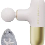 Sharper Image Powerboost Mini Deep Tissue Massage Gun Powerful &amp Compact Lightweight Percussion Massager Muscle Recove (New)