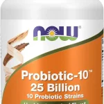 NOW Supplements Probiotic-10â„¢ 25 Billion 50 Veg Capsules (New)