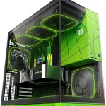 Geometric Future M5 Tempered Glass Mid Tower E-ATX/ATX Gaming Case 12mm Steel Type C Toolless Panels Support 420/360 (New)