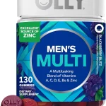OLLY Men's Multivitamin Gummy Supports Overall Wellness* - 130 Count Foundational Wellness Support A Multitasking Ble (New)