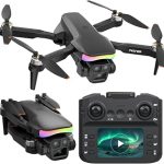 Drone with Camera FPV Drone with Screen Remote Controller Brushless Motor Drone for Adults Beginners Kids 20 Min Flight (New)