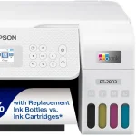 Epson EcoTank ET-2803 Wireless Color All-in-One Supertank Printer Cartridge-free print scan copy up to 10 ppm border (New)