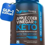 Herbtonics Apple Cider Vinegar Keto BHB GLP-1 Support 120 Capsules Appetite Cravings Weight Management Metabolism (New)