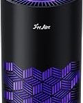 FreAire Air Purifiers for Bedroom Up to 1086 Ft² KN6391RGB Black HEPA Air Purifier with 360° Airflow 20 dB Sleep Mod (New)