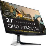 Alienware AW2723DF Gaming Monitor - 27-inch 2560 x 1440 240Hz Display DP 14 1ms Response Time NVIDIA G-Sync Preset (New)