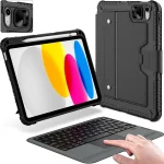 Nillkin Protective iPad A16 11th 10th Gen Case with Keyboard Portrait/Landscape Modes Detachable Keyboard with Multi-Tou (New)