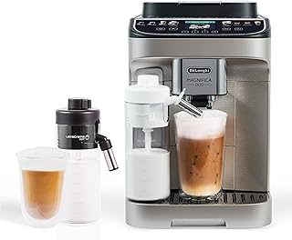 71EFokHjOnL._AC_UL320_ De'Longhi Magnifica Duo Automatic Espresso Machine Milk Frother Silver #1 Worldwide Espresso Machine Maker 20 One-Tou (New) - Image 1