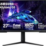 Samsung 27" Odyssey G3 G30D Series FHD Gaming Monitor 1ms 180Hz AMD FreeSync Adjustable Stand Black Equalizer Vir (New)