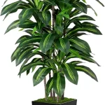 ASTIDY Artificial Plant 5FT Dracaena Fake Tree with Black Tall Planter Faux Yucca Floor Plant in Pot Artificial Trees I (New)