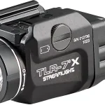 Streamlight 69424 TLR-7 X Tactical Gun Light Black 500 lumens compact rail-mounted design high and low switches rail (New)