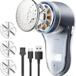 POPCHOSE Fabric Shaver Lint Shaver with 6-Leaf Blade Rechargeable Lint Remover with Type-C Fast Charing Port Sweater (New)