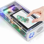FREENOVE Raspberry Pi 5 PC Case with 43'' Touchscreen M2 NVMe SSD Slot 1231 MB/s 5 MP Camera OLED Screen Stereo Spea (New)
