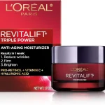 L'Oreal Paris Revitalift Triple Power Anti-Aging Face Moisturizer Pro Retinol Hyaluronic Acid &amp Vitamin C to Reduce Wrin (New)